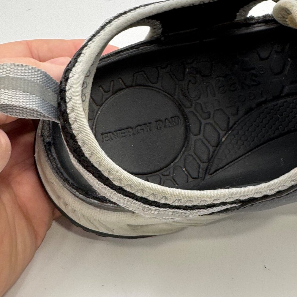 Cheeks Womens Energy Pad Sport Sandals Size 9W Tony Little Reflective Shoes - Picture 6 of 11